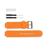 Huwokxix Correa para Garmin Approach S20/S5/S6, Compatible con Forerunner 235/220/735XT/230 (naranja)