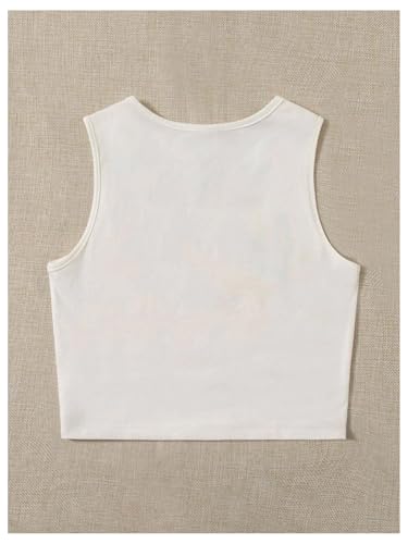 SHENHE Girl's Summer Graphic Tank Crew Neck Sleeveless Cute Crop Top Shirt Aesthetic Tank2