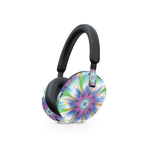 Image of MightySkins Glossy Glitter Skin Compatible with Sony WH-1000XM5 Headphones - Prismatic Vortex | Protective, Durable High-Gloss Glitter Finish | Easy to Apply