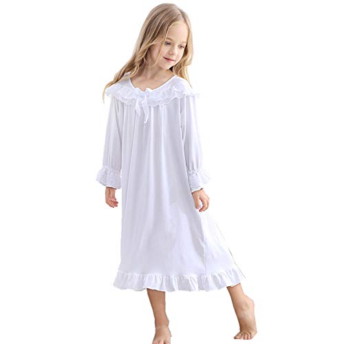 Girls Nightgown Kids Toddler Sleep Dress Princess Nightwear for Girl 3-12 Year3