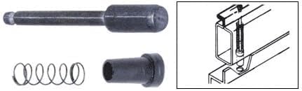 CRL Die Cast Plunger Latches for 1" X 7/16" Screen Frame - Bulk Package