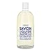 Compagnie de Provence Savon de Marseille Extra Pure Liquid Soap - Mediterranean Sea - 16.7 Fl Oz Glass Pump Bottle and 33.8 fl oz Plastic Bottle Refill