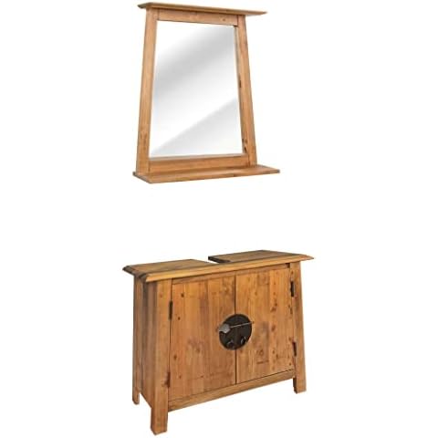 vidaXL Meuble de Salle de Bain en Bois Cover