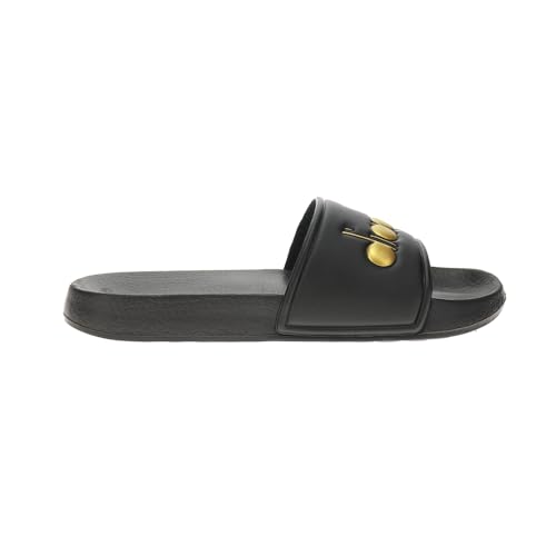 Diadora Mens Serifos Lux Slide Casual Sandals Casual - Black, Gold