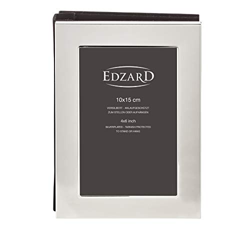 EDZARD photo album Lugano, album for 100 photos 3,9 x 5,9 in, silver plated, tarnish protected, 10 x 15 cm - Image 2