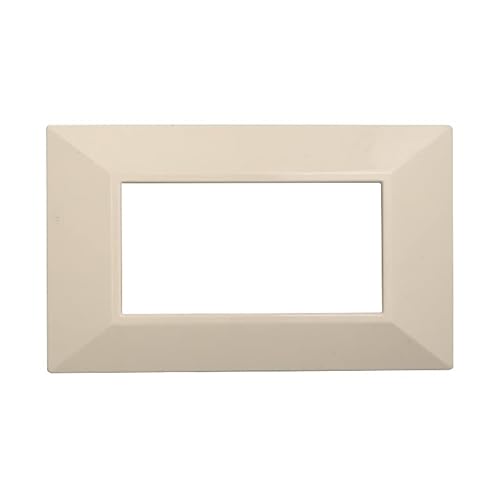 Placche Piramide Colori Assortiti Compatibili Serie Axolute 3-4-6 Moduli Ettroit (4 Moduli, Sabbia)