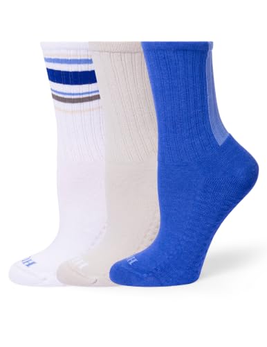 Image of HUE Women's Air Cushion Crew Sock 3 Pair Pack
