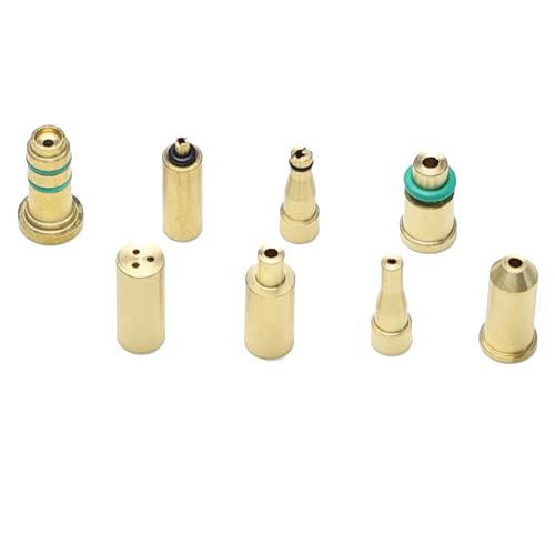 NC 8 in 1 Set Ersatz Aufblasbare Düsen Kit Gas Nachfülladapter Feuerzeug Reparatur DIY Teile für S T Dupont Dunhill Serie Feuerzeuge - Messing, Gold, Klassischer Luxus NC 8 in 1 Set Ersatz Aufblasbare Düsen Kit Gas Nachfülladapter Feuerzeug Reparatur DIY Teile für S T Dupont Dunhill Serie Feuerzeuge - Messing, Gold, Klassischer Luxus