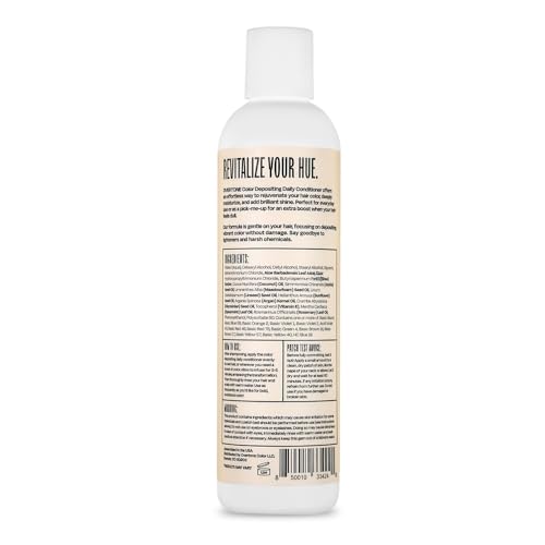 Image of Overtone Daily Color Depositing Conditioner For All Hair Types: 8 oz Temporary Coloring Conditioner w /Shea Butter & Coconut Oil, Refresh Color & Prevent Fading, Vegan & Cruelty-Free, Black Velvet