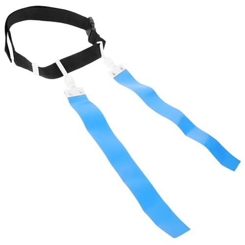 Hemoton Football Flag Belt Set Reusable Waist Flags for Youth Adults Design for Outdoor Games Brightly Colored Team Identification for Training Parties