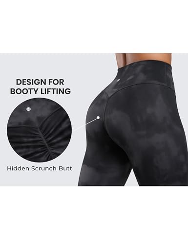 Image of CRZ YOGA Secretsculpt Leggings 25 inch | Butterlift, Buttery Soft, Moderate Compression, Workout, Pilates, No Front Seam, Booty Scrunch Butt, High Waist, for Women