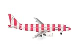 Herpa Modellflugzeug Condor Airbus A320 FlyPink Plane, Miniatur im Maßstab 1:500, Sammlerstück, Flugzeug Modell ohne Standfuß, Metall