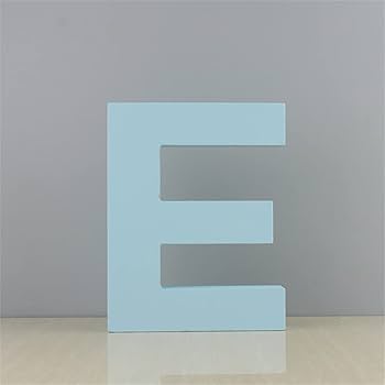 Large Wall Letters Wooden Hanging "A-Z" - White Decorative Wall Letter For Kids Room Baby Room, Baby Name And Girls Bedroom Decor 5.9"(L)*4.5"(H)*0.8"(W) F