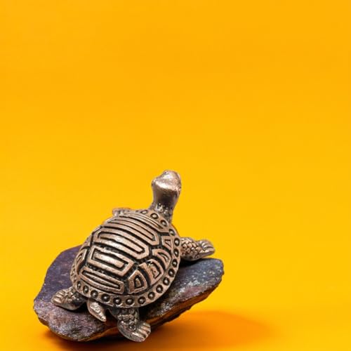 Image of Copper Tortoise Idol for Feng Shui & Vastu | Handmade Lucky Turtle Showpiece for Table Top, Home Temple, Office Desk & Spiritual Gifting (Tortoise)