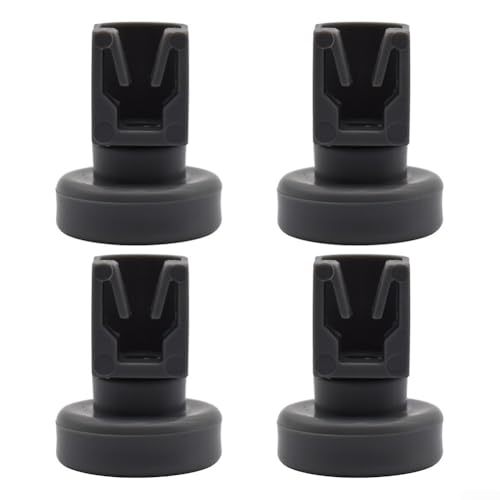 Gdfnmogo 4 ruedas para cesta de lavavajillas para modelos Favorit, Zanussi, Privileg, kit de repuesto de ruedas de soporte superior resistentes al calor