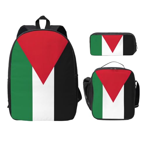 Sac à dos drapeau Palestine EdWal avec sac repas pour la rentrée