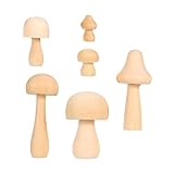Décor de champignons en - fabriqué à partir de matériaux en , avec un design simple et vierge, champignons artisanaux sont amusants et pratiques à jouer, bricolage de champignons pour enfants