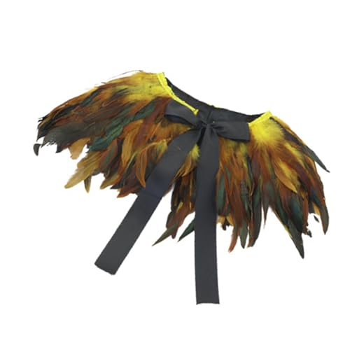 Bufanda punk dorada ligera accesorio de juego de rol