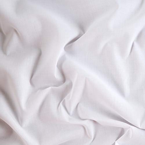 Premium 60-Inch White Poly Cotton Broadcloth Fabric for Versatile Sewing Projects, Sold by the Yard 5 Premium 60-Inch White Poly Cotton Broadcloth Fabric for Versatile Sewing Projects, Sold by the Yard - Image 4