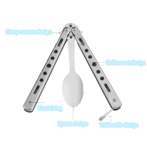 Luoyuanjia Butterfly Spoon Camping Spoon - Image 3