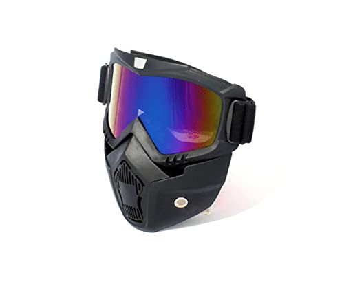 Pekmar Motorcycle Windproof Cycling Glasses, Skiing Vintage Harley Mask, Outdoor Goggles, Cross-Country Sports Equipment #TOP3