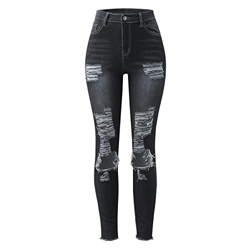 Baggy Jeans for Woman Washed Sexy Pants Ladies Plus Ripped Women's Size Women's Jeans high Waisted Jeans with Pockets2