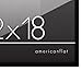 Americanflat 12x18 Poster Frame with Polished Plexiglass - Streamline Collection - Thin Border Picture Frame for Wall Display - Hanging Hardware Included - Black