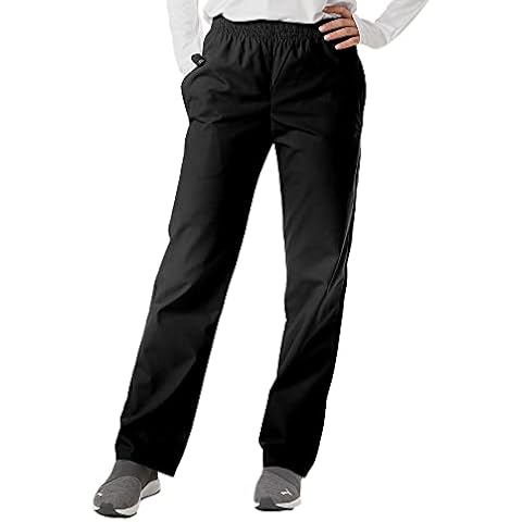 SPECTRUM UNIFORMS Ultrasoft Classic Scrub Pants | Joggers Cargo Pants | Unisex, Elastic Waist, Soft Fabric | Ideal for Medical Professionals Work-wear Pant- Pack of 2 Black Cover