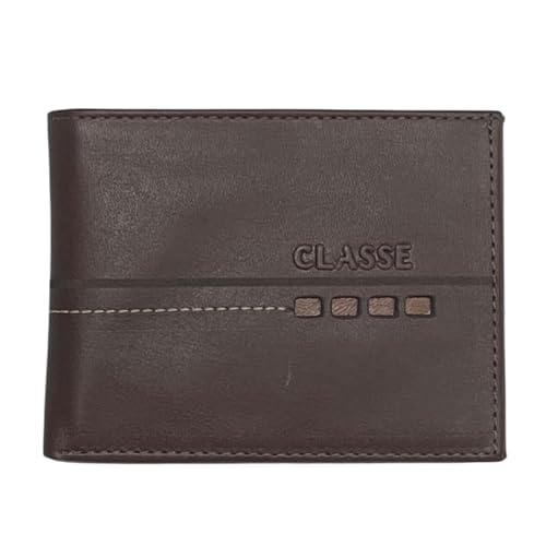 Carteira Classe Couro Social Masculina M269 (Brown, M)