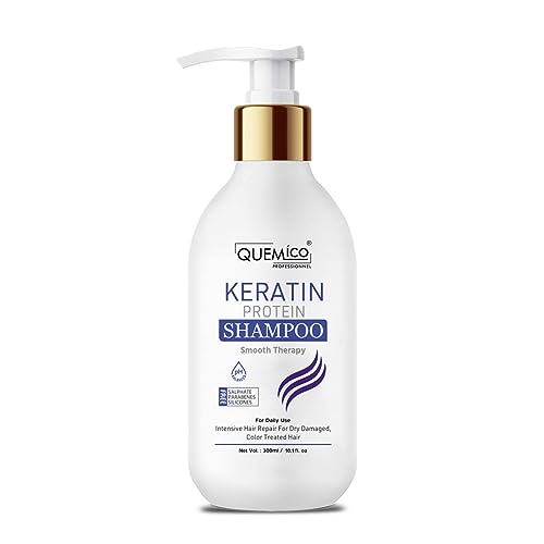Image of Sulphate Free Keratin Smooth Shampoo For Dry and Frizzy Hair | No sulfate, Parabens & Silicones, 300ml (Pack of 1)