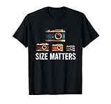 Size Matters Photography Photographer T-Shirt
