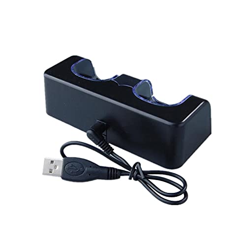 OSTENT Estação de carregamento + 2 pacotes de baterias para controle remoto Nintendo Wii cor preta