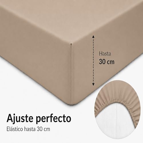Miniatura 4 de Degrees Home Premium Juego De Sábanas 90x190 Cm 3 Piezas: Sábana Bajera Ajustable, Encimera Y Funda De Almohada 90x45 Microfibra Cepillada, Suave, Oeko-Tex Certificado