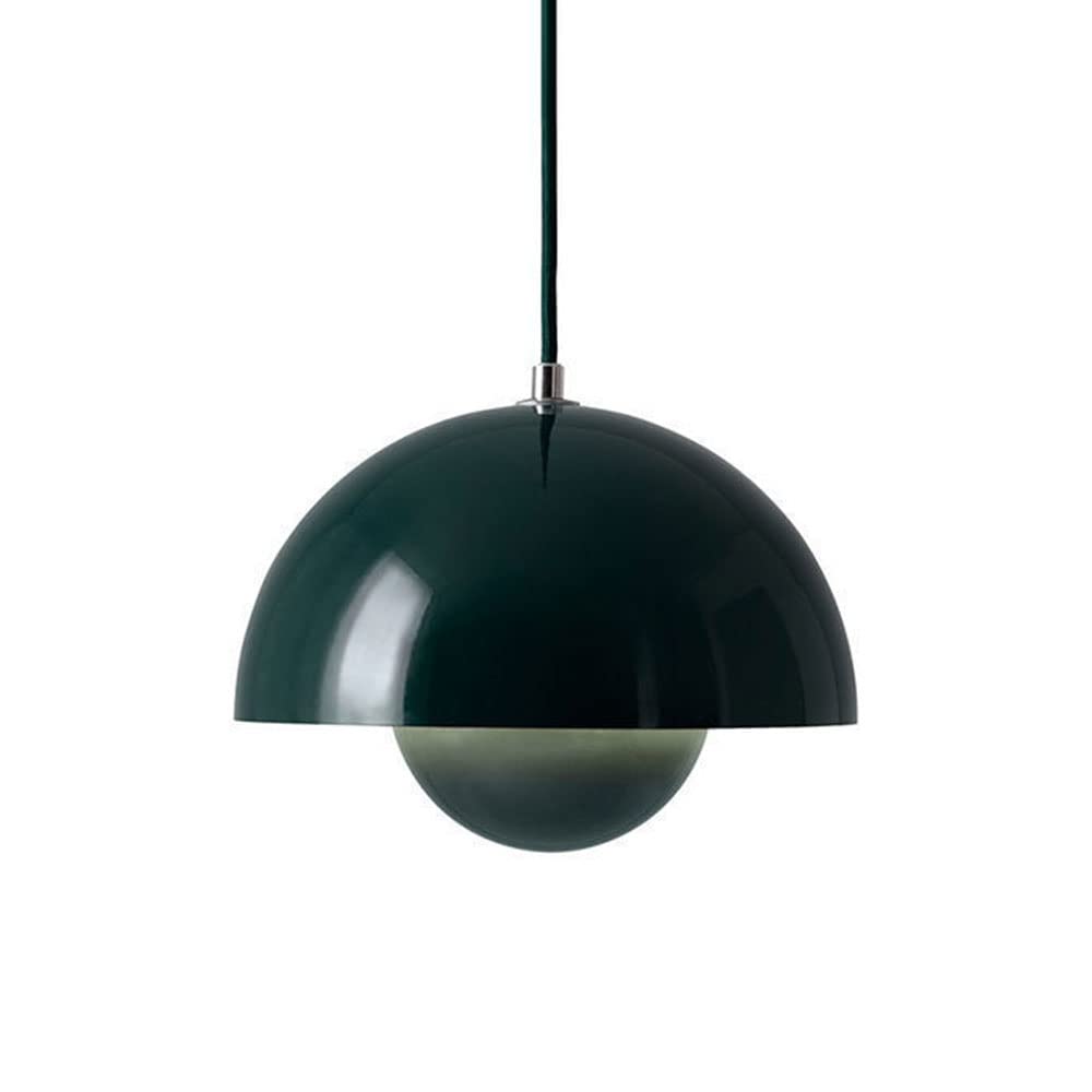 LYMSXAZOU Nordic Style Pendant Light - Creative Circle Shape Metal Shade Adjustable E27 Hanging Lamp Modern Lighting Fixture for Home Decor Dining Room Kitchen Bedroom