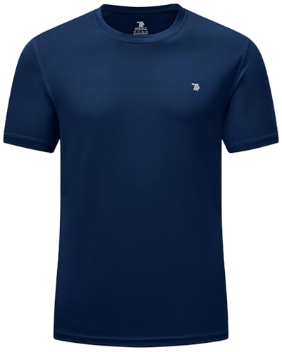 BGOWATU Men's UPF 50+ Short Sleeve Swim Shirts Quick Dry Sun Protection Rash Guard Fishing Athletic T-Shirt