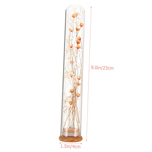 Everlasting Flower Wishing Vase 2pcs Dried Bouquet en Botella miniatura 2