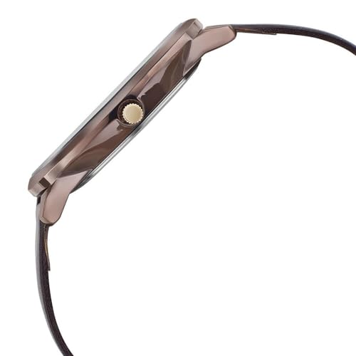 Image of Sonata Poze Quartz Analog Brown Dial Leather Strap Watch for Men-SP70004KL03