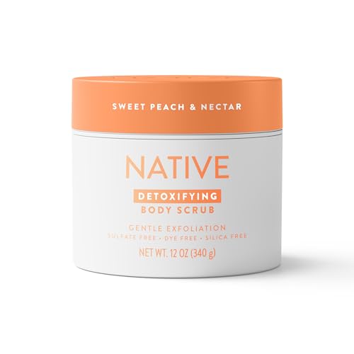 Native Body Scrub, Gently Exfoliates & Moisturizes for Smoother Skin in 1 Wash, Clean, Minimal, Silica-Free Ingredients for Sensitive Skin, for Women & Men, Sweet Peach & Nectar, 12 oz - image 6