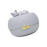 Wilgure Elegantes Design Haustier Urne Aschebehälter Kunstharz Gedenk Einäscherungsbox Erinnerungen Geschenk Für Verlust Pelz Zahnerhaltung Verlust Gedenkgeschenk