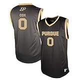 Genuine Collective CJ Cox - 0 Purdue Boilermakers Nil Basketball Jersey, Black