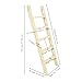 fvscgjmwp Durable bunk Bed Ladder, Universal Space-Saving RV Ladder