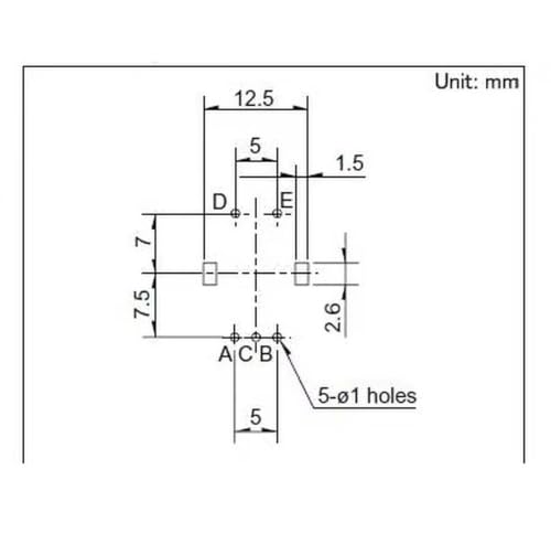 Encodeur série Ec11 arbre métallique impulsion 30:15 sans interrupteur pour PCB - 5