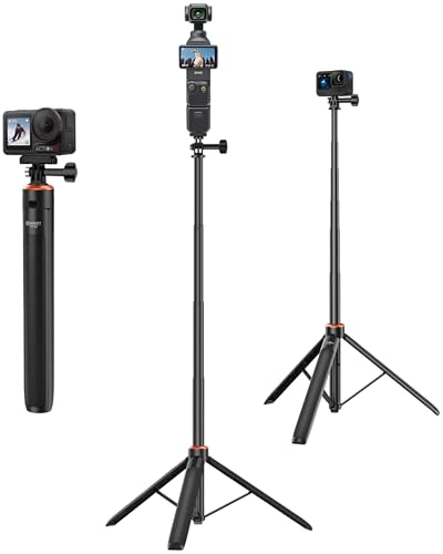 Amazon | DJI Osmo Pocket 3用 伸縮式旅行用 三脚/自撮り棒/一脚兼用