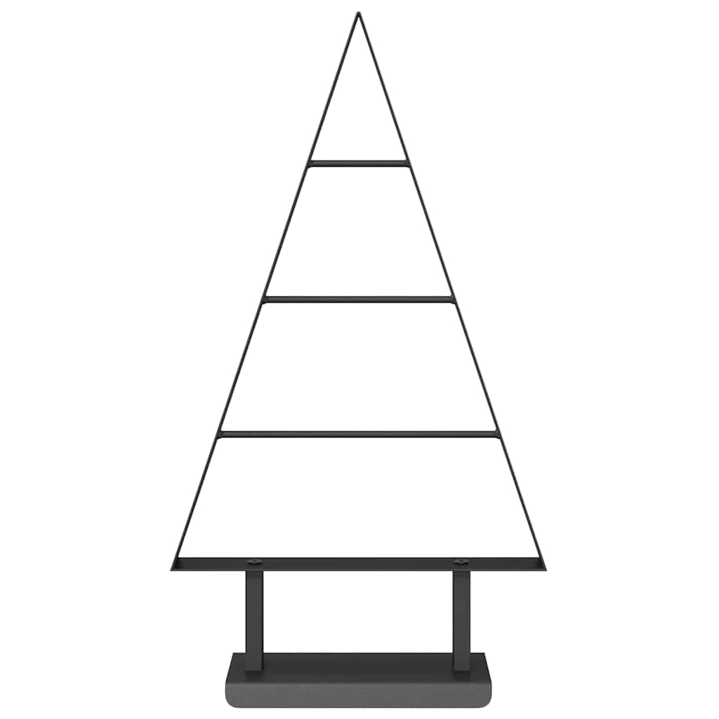 Albero di Natale in Acciaio Nero 60 cm
