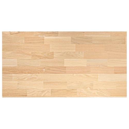 vidaXL Küchenarbeitsplatte 120x63,5x2,7 cm Massivholz Eiche Rechteckig, Arbeitsplatte, Badezimmerarbeitsplatte, Waschtischplatte, Küchenplatte vidaXL Küchenarbeitsplatte 120x63,5x2,7 cm Massivholz Eiche Rechteckig, Arbeitsplatte, Badezimmerarbeitsplatte, Waschtischplatte, Küchenplatte