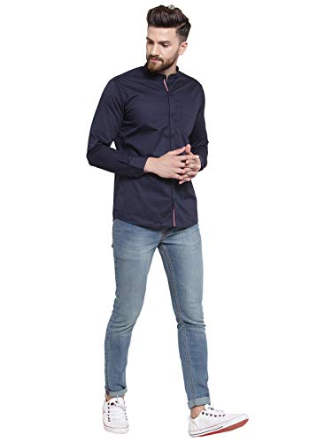 Image of Ben Martin Men's Cotton Solid Regular Fit Casual Shirt-(Bm-Chn-Sht)