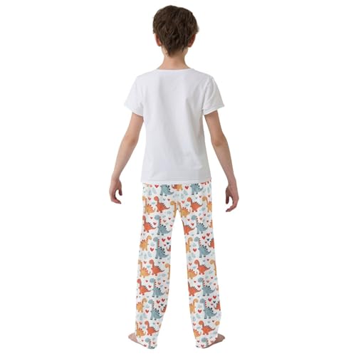Cute Dinosaur Floral Pajamas Bottoms with Pockets Comfy Pjs Sleepwear Elastic Waistband Pajamas Pants Lounge Pants3