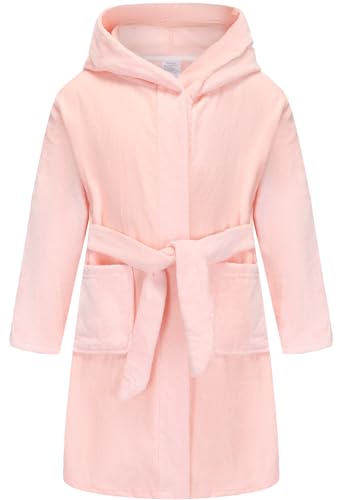 CJMJXPH Boys Girls Cotton Robe Soft Towel Robe Kids Terry Cloth Spa Robes Bathrobes Sleepwear