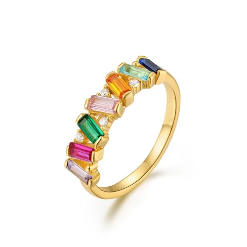 Bague double or jaune Au375 alliance anneau de fiançailles zircone cubique