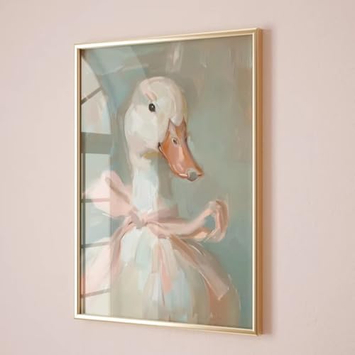 Toile canard nœud rose pour illuminer la maison d'une touche de tendresse